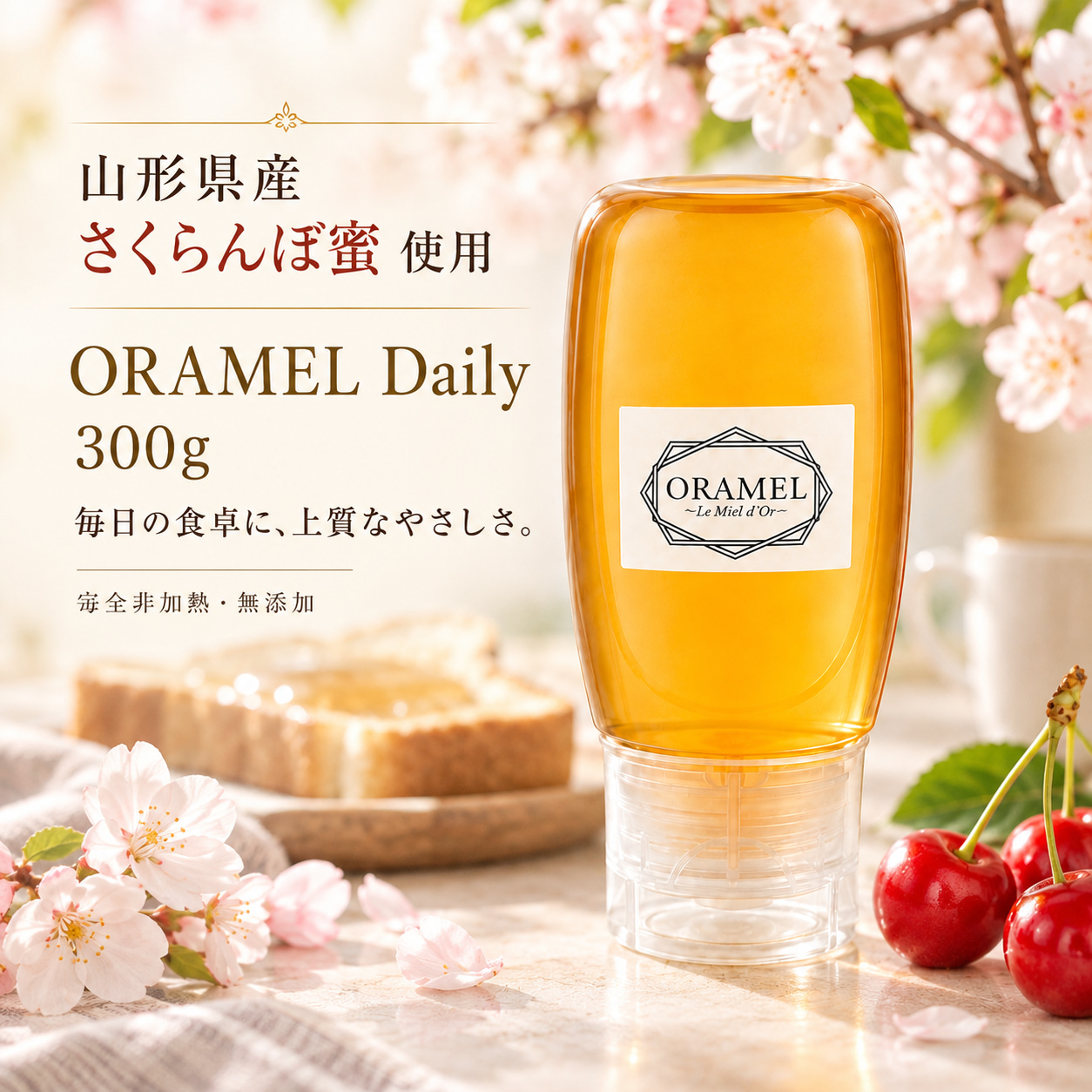 ORAMEL Daily 300g さくらんぼ蜜
